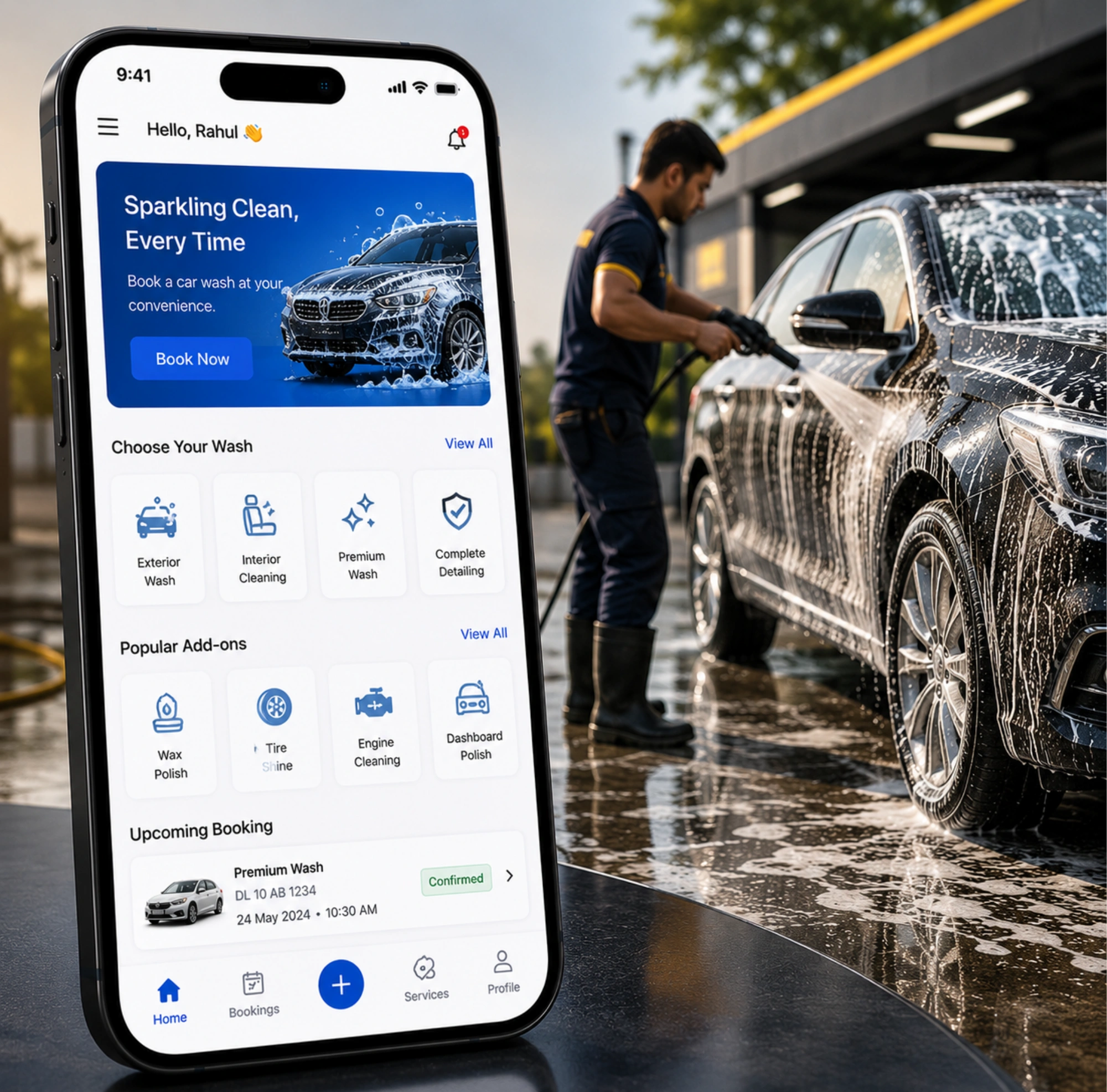 Custom Car Wash Apps